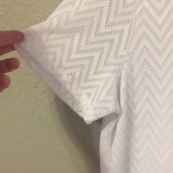 $5 Alfred Dunner blouse with lace size Petite Large - Picture 3 of 7